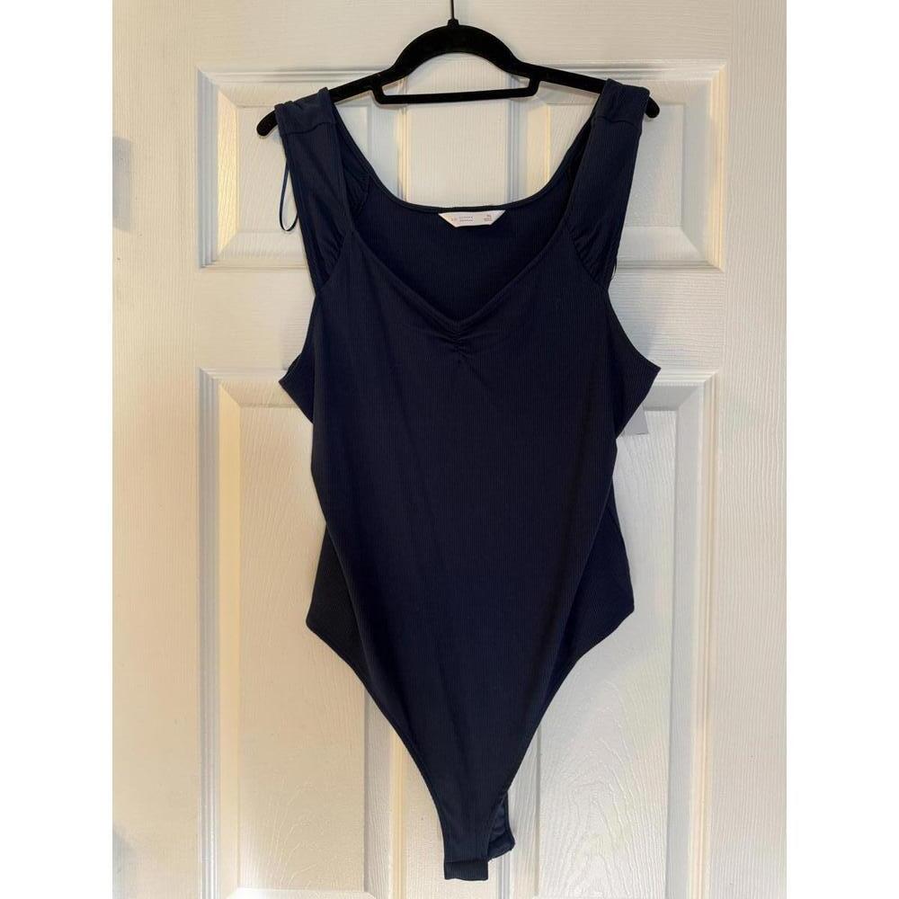 Lauren Conrad Blue Bodysuit XL NWT